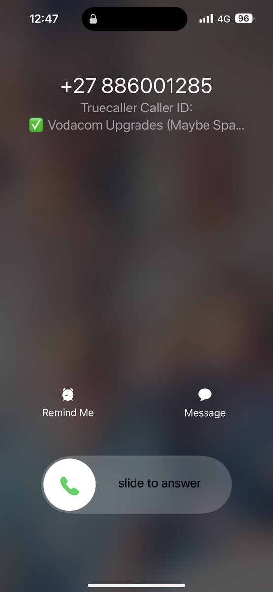 astrauss's tweet photo. @Vodacom Here is today's unwanted call https://t.co/UQkc8Z64yn