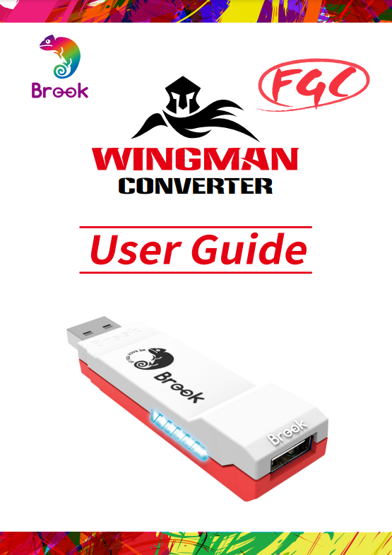 特選品 レバーレスコントローラーとBrook WINGMAN FGCコンバーターの