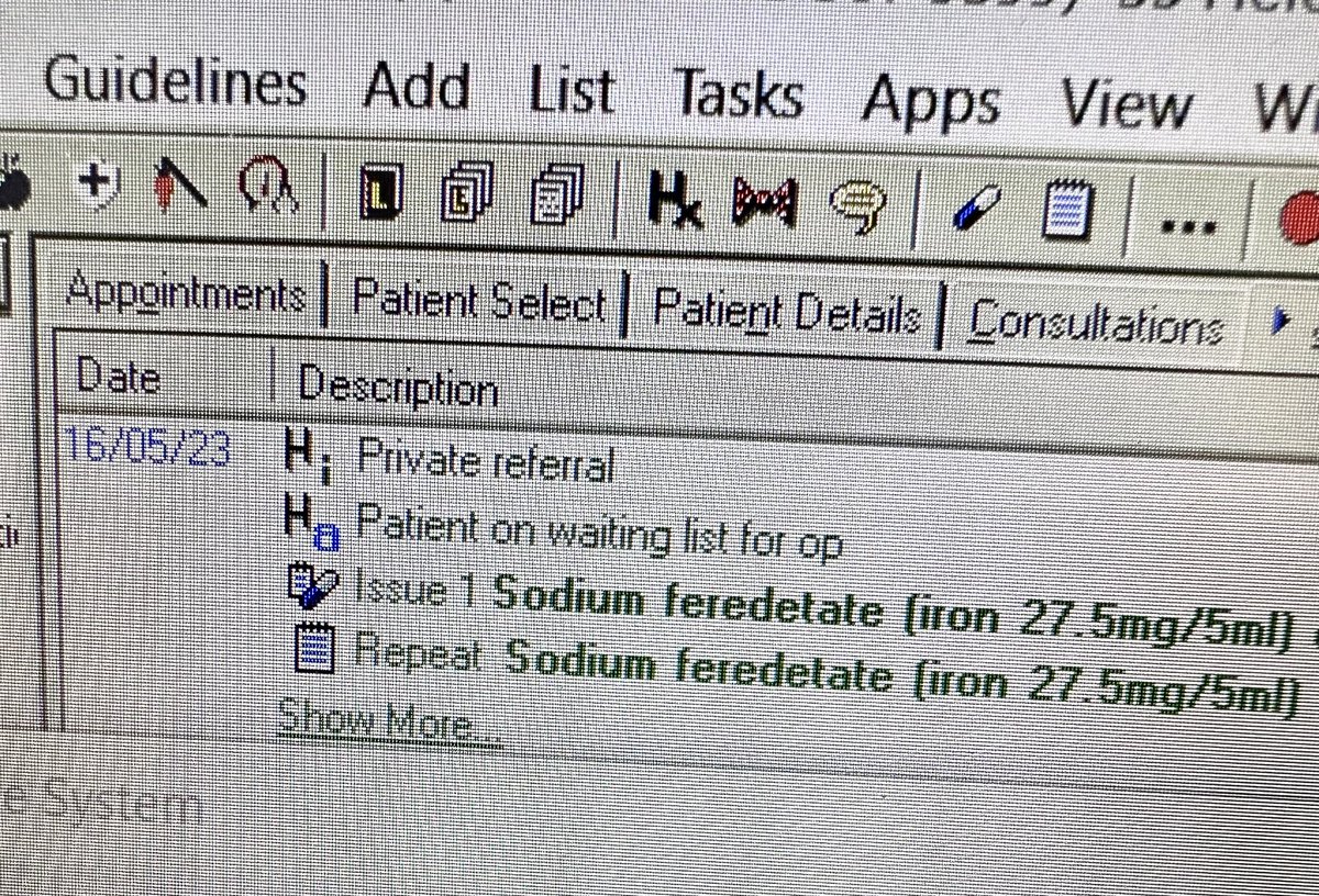 Yet another patient seeking a private referral due to delays in NHS care.  And a 20 minute GP consultation that wouldn’t have been required had the patient received the definitive care they need.

#nhscrisis #hsccrisis #gpcrisis