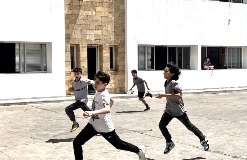 A friendly running 🏃‍♂️🏃‍♂️🏃‍♂️competition for grade 6  
7 finalists &amp; 3 winners 🥇🏆 
#last_month_of_school
<a href="/makdawhaschool/">Makassed Dawha School</a>