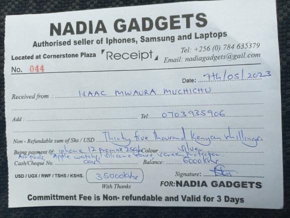 AbasBwana's tweet image. #Conmen Alert!

This business is finessing clients from #Kenya #Rwanda &amp;amp; #SSudan

When you send them money, they block you on all platforms!

@PoliceUg can this crook be investigated &amp;amp; brought to book. @AKasingye