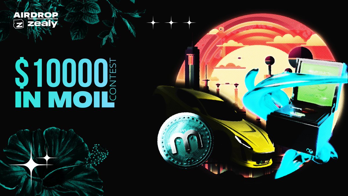 🚨 Time has come for the biggest #Airdrop #Campaign in our history! #Moovy

📅 Ends: 31st of May

🎁 $10000 of $MOIL tokens
🏆 500 users will get rewards according to accumulated XP

⏳ JOIN
zealy.io/c/moovy/invite…

Join in the #Drive2Earn revolution! 🏎

#Zealy #Crew3 #Giveaway