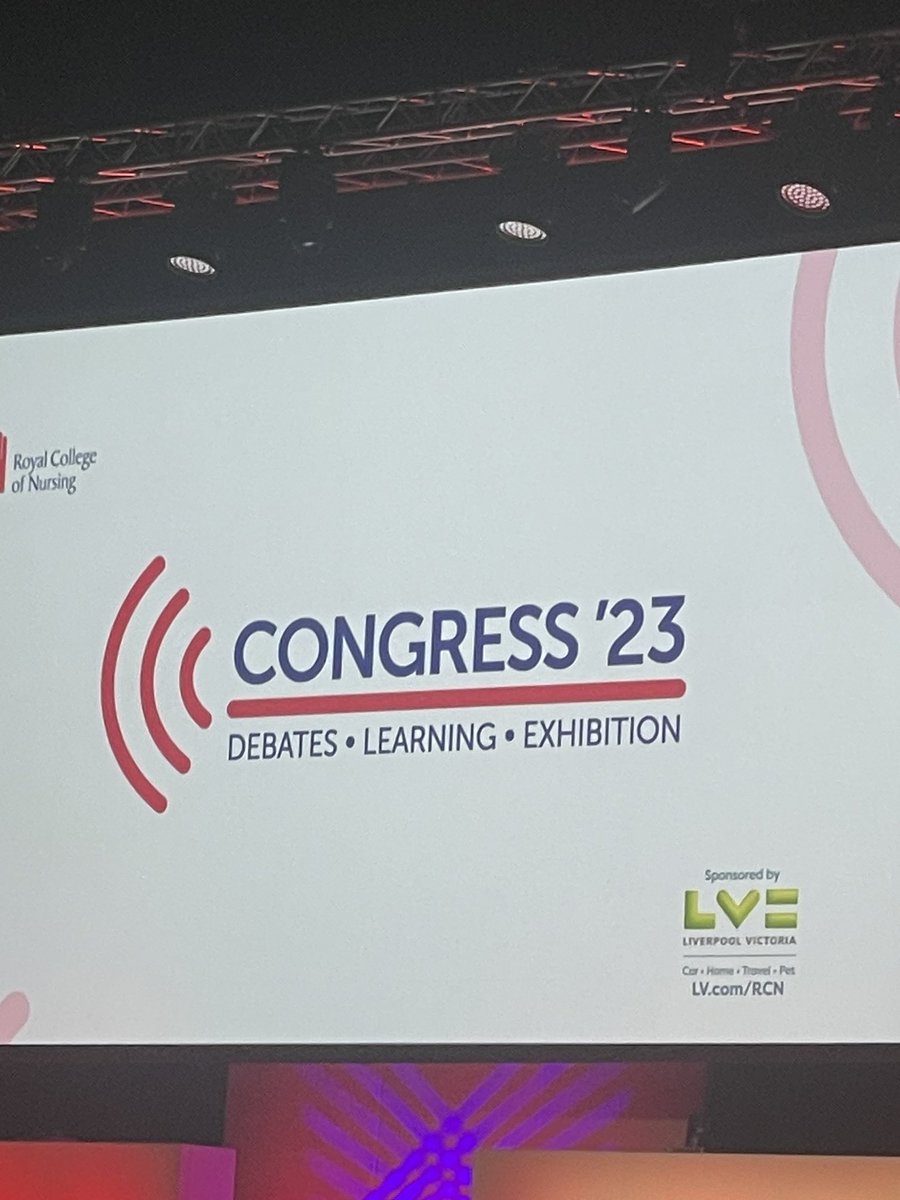 MaudrianB's tweet photo. #RCN2023 #RCN23 Looking forward to our Keynote Speaker. No introduction needed. Constantly in the media defending nurses pay. #FairPayForNurses https://t.co/xldczgq1EF