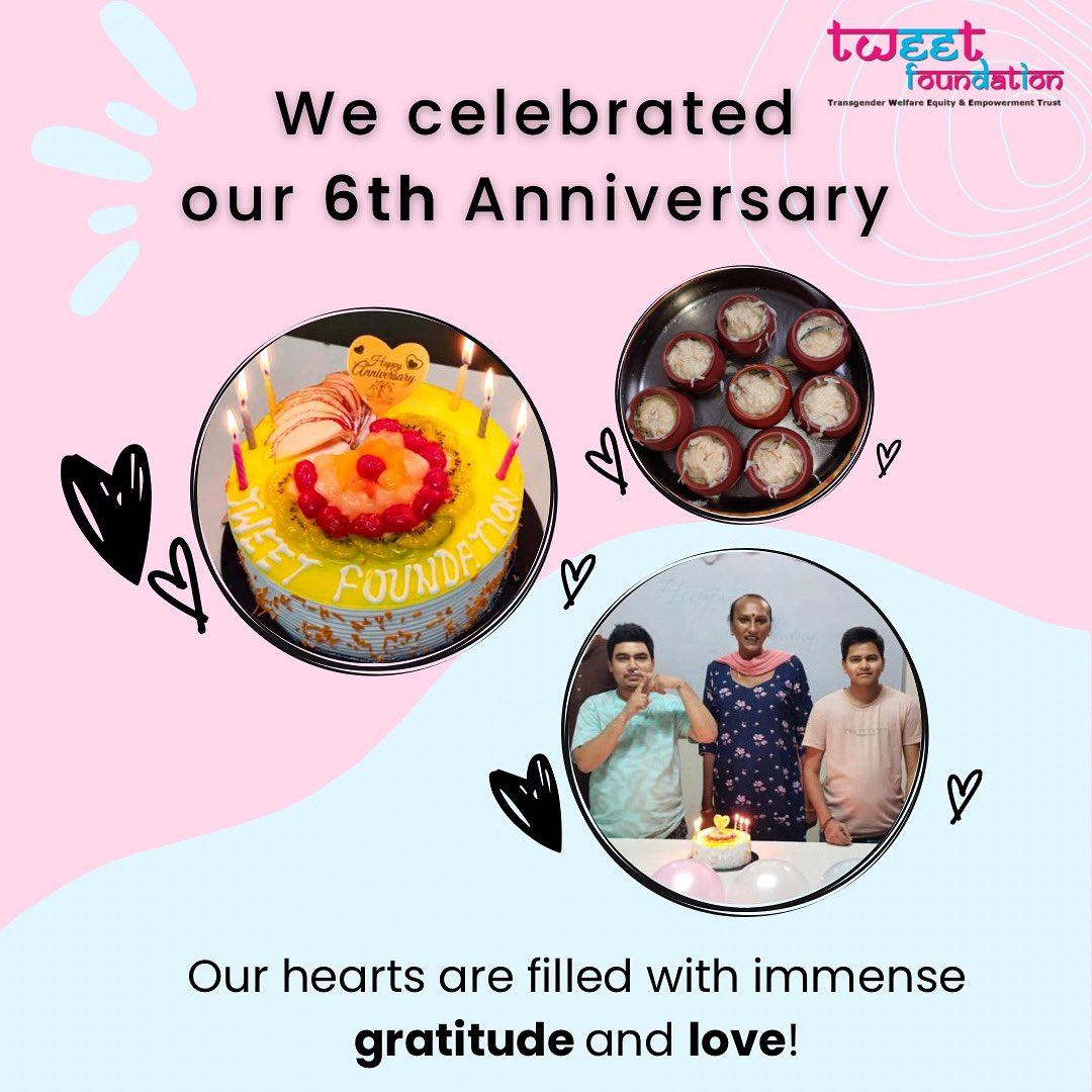 thetweetcbo's tweet photo. Words are not enough to express, how grateful we feel on completing our 6th anniversary.
Thank you so much for your love that you show us regularly, with your admiration, energy, and enthusiasm.
#TweetFoundation #6thanniversary #celebrations https://t.co/fC3ki7u1tc