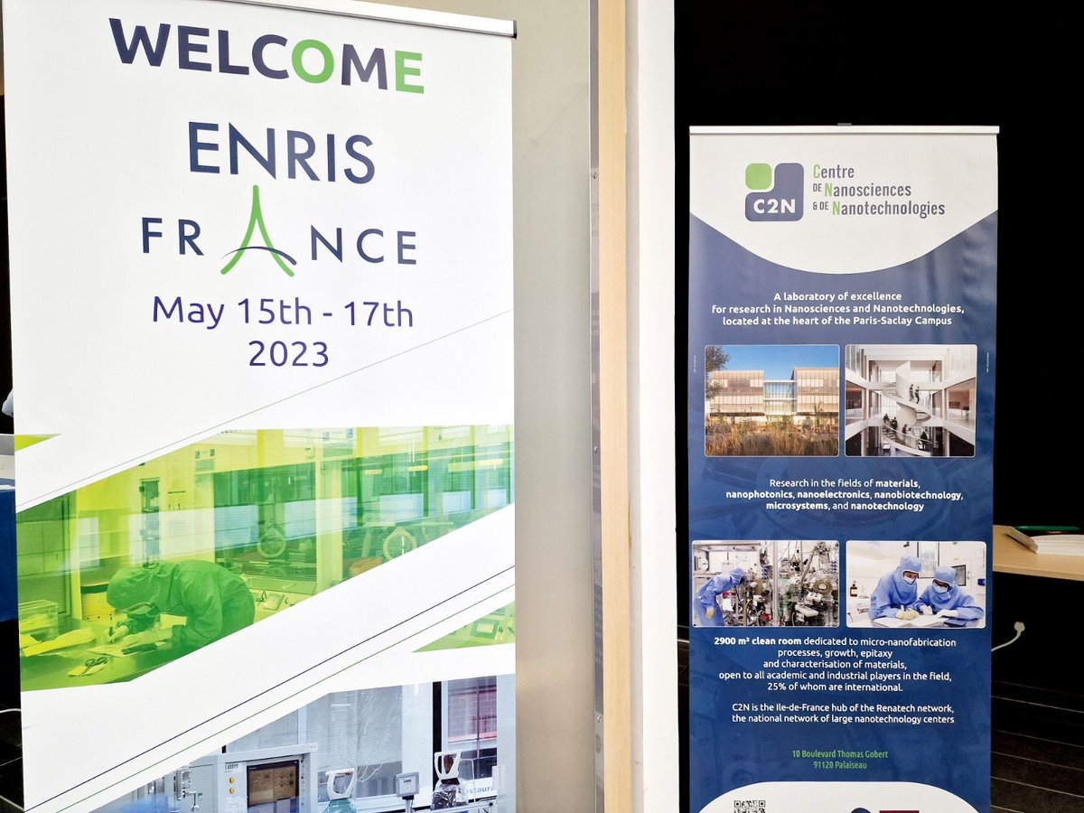 C2N_com's tweet image. Here we go for the ENRIS  2023 conference dedicated to the operation, management and training of  #cleanroom users in nanomanufacturing, organised by C2N, together with  its partners @Renatech_CNRS and @EuroNanoLab 
Glad to see so many of you.
➡️bit.ly/3Ar2qiQ