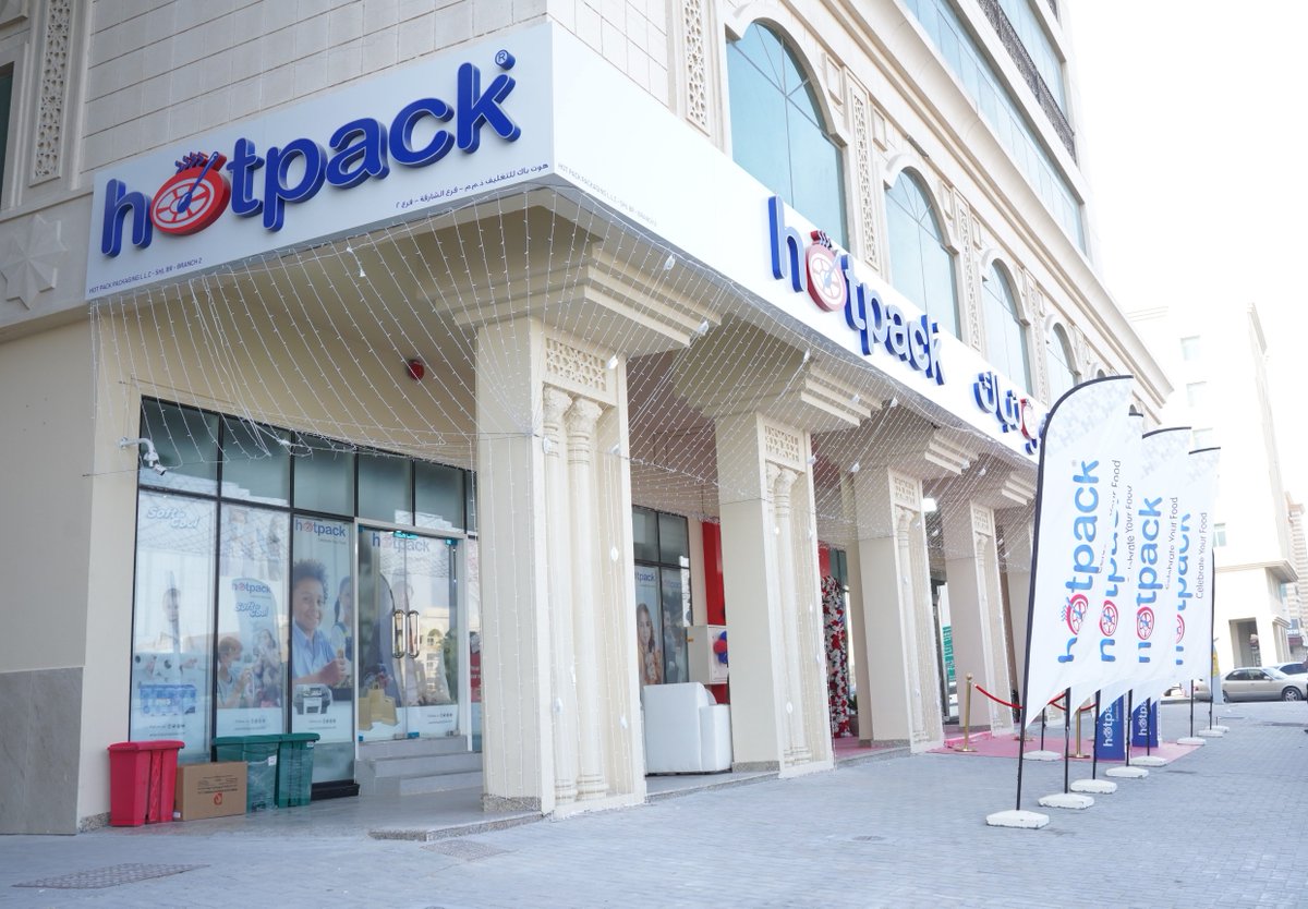 hotpackglobal's tweet photo. With Hotpack’s 49th Sales Center opening in Muweila, Sharjah is now one step closer to a sustainable packaging revolution. 
#event #packaging #retail #expansion #sharjah https://t.co/Cwlx49F2T0