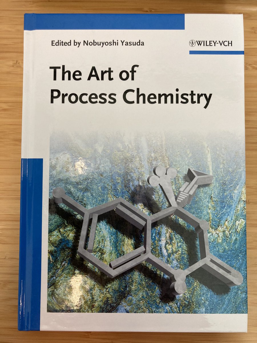 I do not buy books that frequently anymore, but this one I had to have in hardcover #processchemistry #MerckChemistry