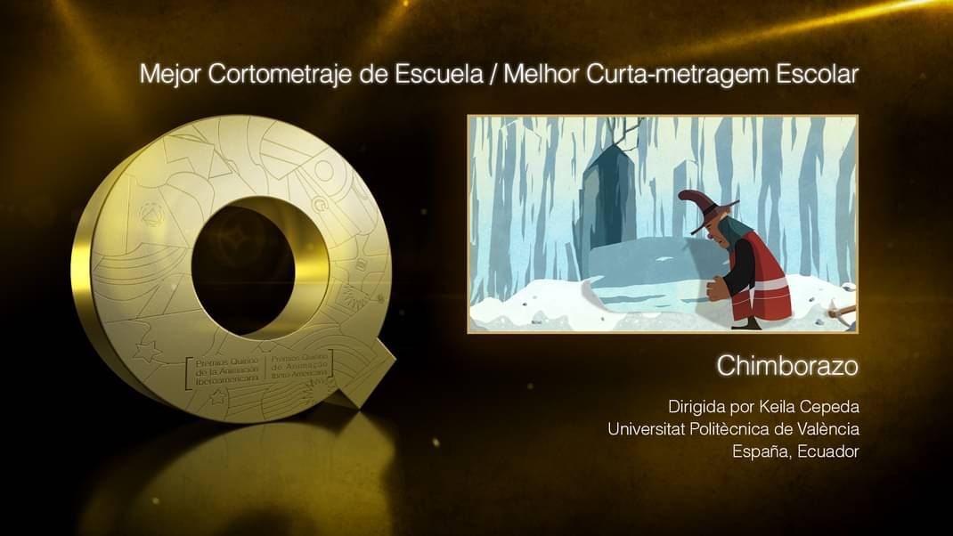 EmbajadaEcuESP's tweet photo. #EsNoticia| Cortometraje de la ecuatoriana Keila Cepeda logra galardón en los Premios Quirino de Animación 2023
 
Noticia completa en:📲https://t.co/GKD0SFvCdb  

#comparte #orgulloecuatoriano #cine #cortometraje #2D #elúltimohielerodelChimborazo #EcuadorTieneTalento #UPV https://t.co/kyjF1fPuXm