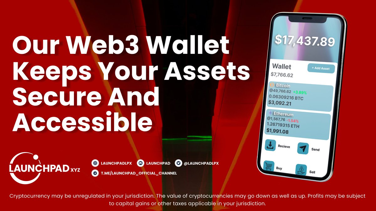 launchpadlpx's tweet photo. Welcome to your true #Web3 home 🏠

At Launchpad XYZ, we provide a complete ecosystem to enhance your trading experience. Utilise our Web3 Wallet to keep your assets secure and accessible 🔒

Join our #Presale and explore the full potential of Web3 ⬇️

https://t.co/yYq4jnPZiL https://t.co/eeqSej5MkY