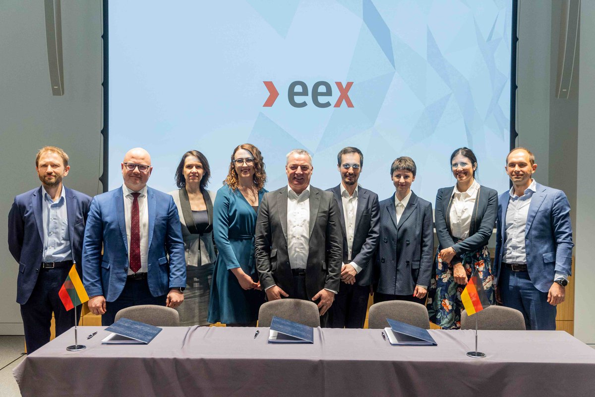 An extraordinary day – we signed the contract with European Energy Exchange AG (EEX). GET Baltic Gas Exchange has joined the EEX Group. Great achievement for the whole Baltic &amp; Finland gas market. More information: ambergrid.lt/en/for-media/n…