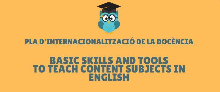 idp_iceub's tweet photo. Pla d'internacionalització de la docència. Basic skills and tools to teach content subjects in English https://t.co/LNxM2PkLBK @UniBarcelona @idp_iceub https://t.co/IdibgQxMjs