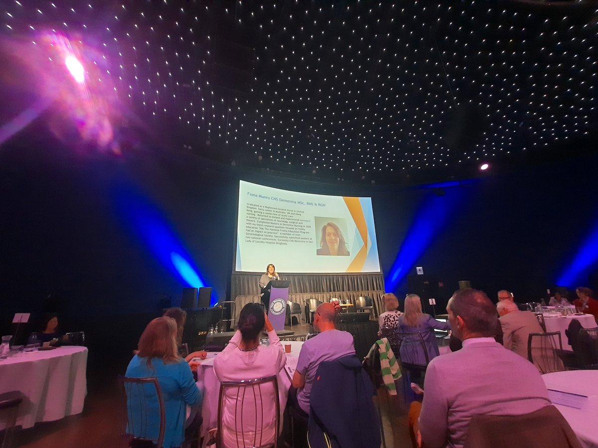RebeccaToner4's tweet photo. Fantastic presentation from Fiona Munroe presenting her research at the Framing Frailty Conference Dublin https://t.co/O6oq5NGRAB