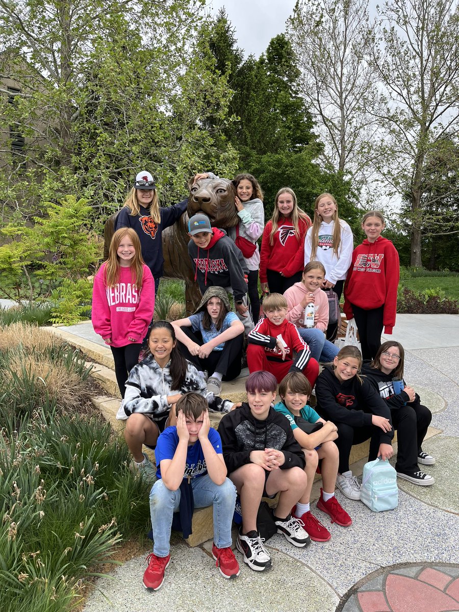 Lauritzen Gardens was beautiful yesterday!! What a great field trip day!!! #dcwest