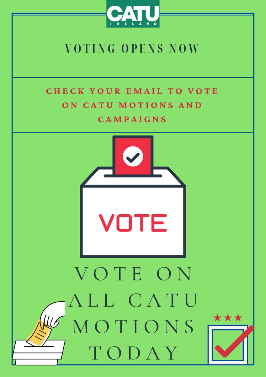 Members should have received their link to vote on motions yesterday - check your emails, and get your votes in by Sunday!