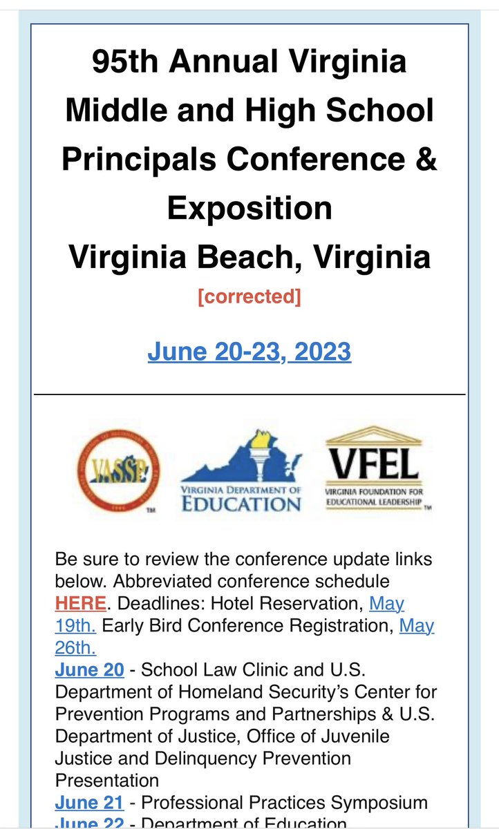 Indispeaknteach's tweet photo. Super excited to join Virginia principal and superintendents as a speaker this year’s VASSP conference!
Thank you Big Ideas Learning and National Geographic Learning for the opportunity!
#drindiawhite #virginia #principals #leaders #bigideasmath #national #exploreinside https://t.co/hNBDhXppFa