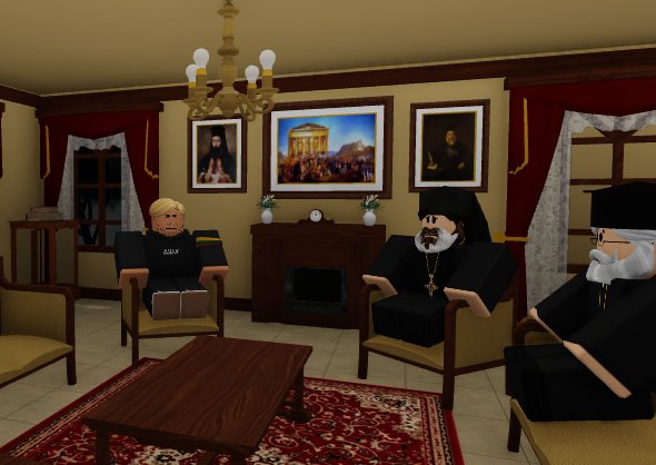 ROMORoblox's tweet image. Yesterday, Fr. Archimandrite Melchisedec, had the honor of meeting the President of Lithuania.