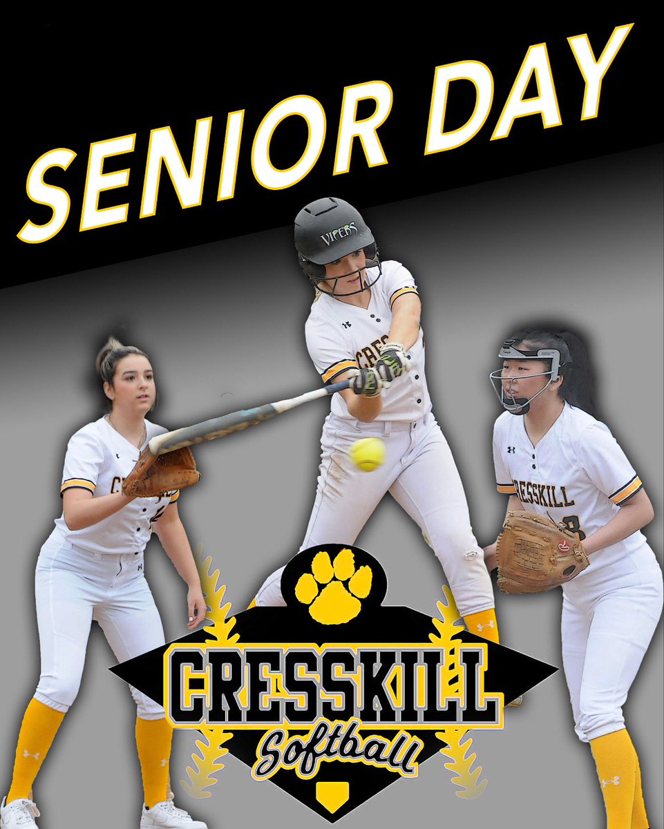IT’S SENIOR DAY‼️
Your hardwork, leadership, &amp; positivity will be greatly missed, and it has been a true honor to watch you guys develop into amazing young women. We wish you nothing but the best! Today is for you guys we love you
🆚 Bergen Charter 
⏱️ 5:00
<a href="/CresskillMSHS/">Cresskill MS/HS</a> <a href="/CHSBDV/">Beth Del Vecchio</a>