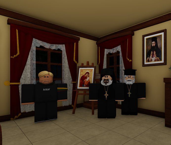 ROMORoblox's tweet image. Yesterday, Fr. Archimandrite Melchisedec, had the honor of meeting the President of Lithuania.