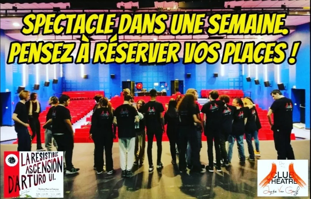 Club Théâtre du Lycée Van Gogh tweet media