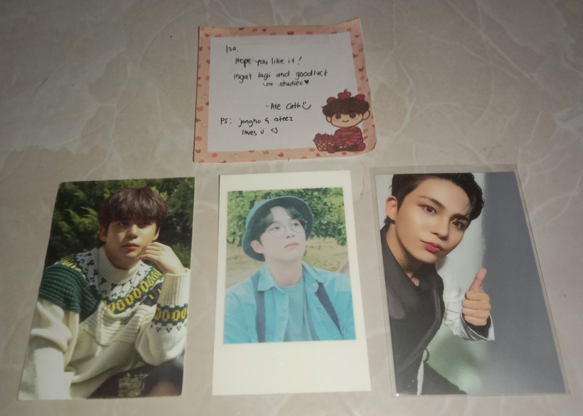 #applejjongiemail 💌

@mistdesires @teezcarts ate qqq received na po si pogi 🤩🤩 also, thanks for having kept my pcs safe for the mean time ily 🥹💗

#from_teezcarts