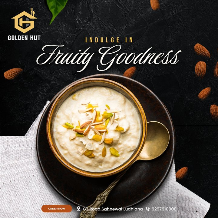 GoldenHut3's tweet photo. 🍨😋 A delicious blend of creamy rabri and fresh fruits!

Are you looking for a dessert that's both creamy and fruity? Look no further than our fruit rabri!

Come and indulge in the fruity goodness of our fruit rabbi at The Golden Hut, today!

#FruitLovers #TheGoldenHut https://t.co/6l7XxMqxL2