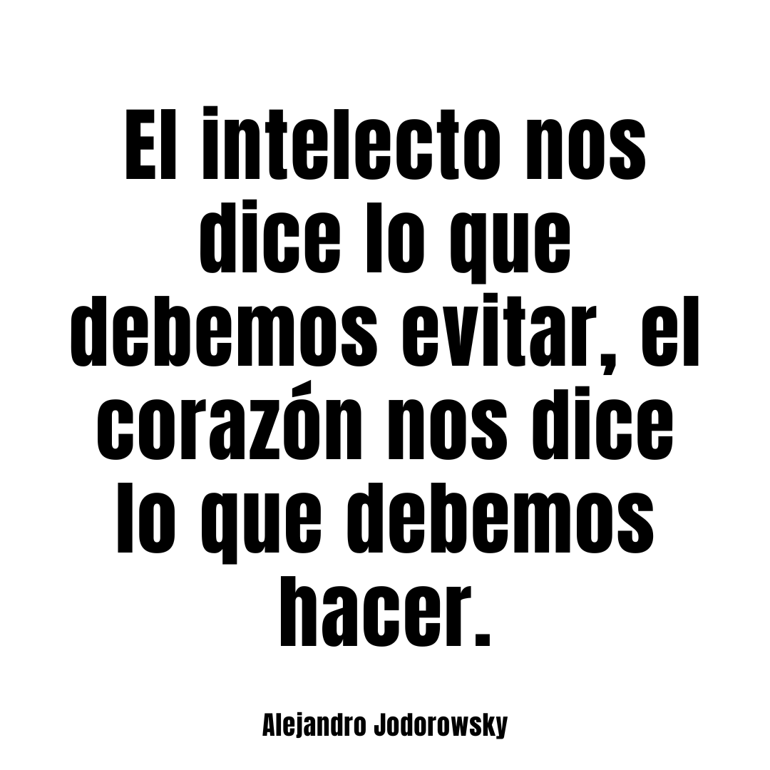 alejodorowsky's tweet photo. INTELECTO Y CORAZÓN https://t.co/ptcp7orFnf