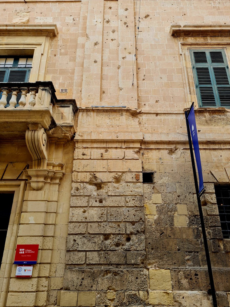MikeHistorian's tweet photo. Malta still bears the scars of its ferocious WW2 siege. The @WeAreTripsmiths group enjoyed exploring the three cities for evidence today. https://t.co/SSLU7cIBPb