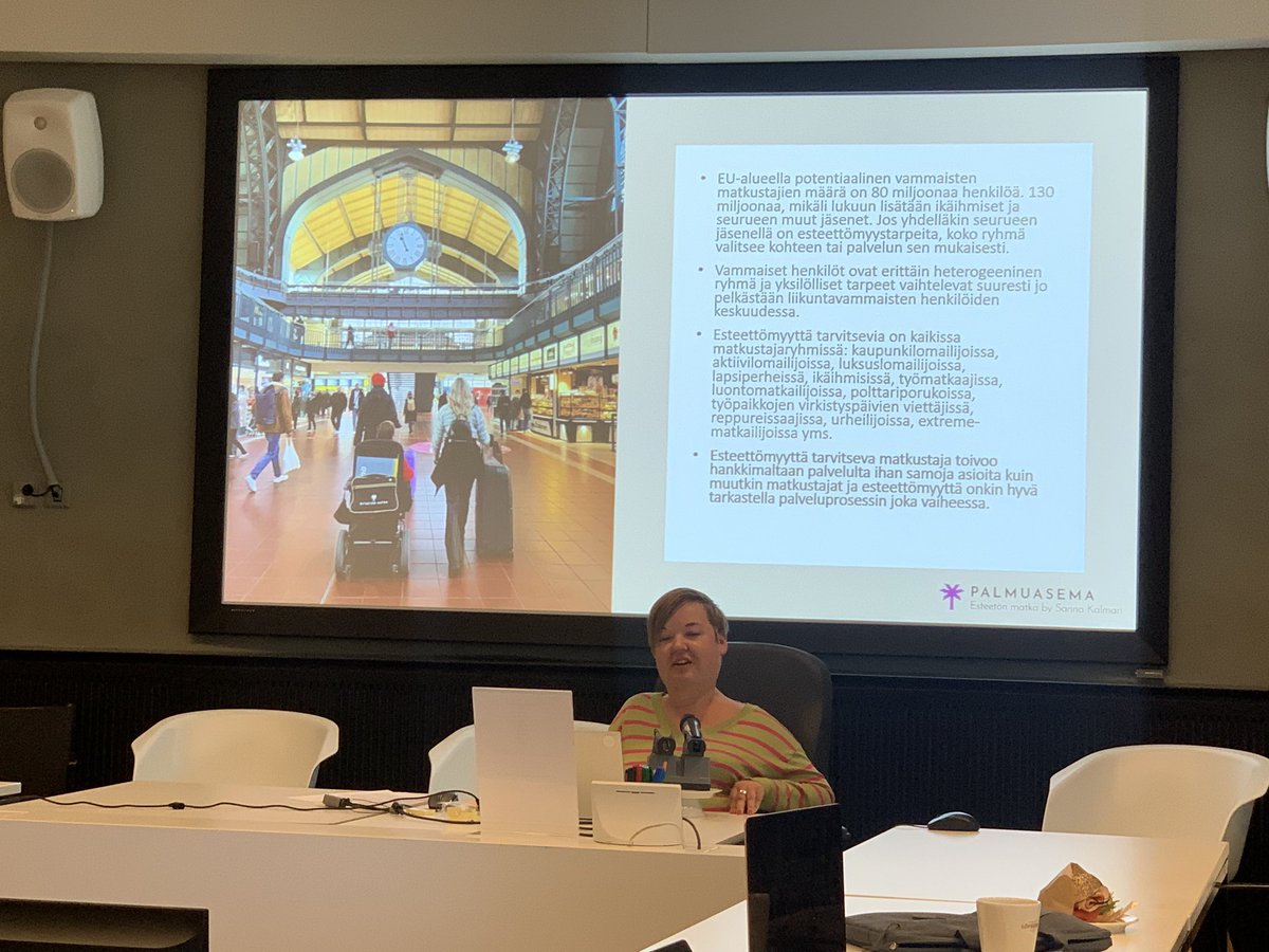 Tänään mielenkiintoinen Esteettömyysfoorumi matkustamiseen liittyen. 

”Esteettömyyttä tarvitseva matkustaja toivoo hankkimaltaan palvelulta ihan samoja asioita kuin muutkin matkustajat ja esteettömyyttä onkin hyvä tarkastella palveluprosessin joka vaiheessa.” <a href="/esteetonmatka/">Sanna Kalmari</a>