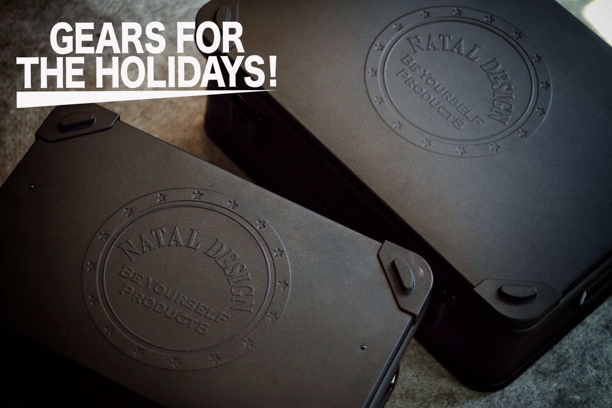 nataldesign's tweet photo. GEARS FOR THE HOLIDAYS!
5月18日木曜日19時より販売開始
https://t.co/BsoBKeoRo4 https://t.co/CSpdmtrqLY