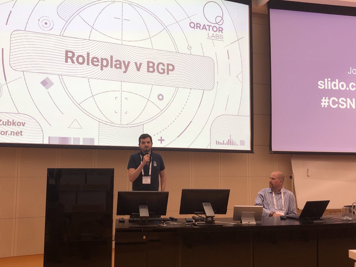 CSNOG_EU's tweet image. Ondřej Caletka a Ondřej Filip zahajují druhý blok #CSNOG2023. Představený byl projekt CSNOG, jak tato aktivita funguje a co je jejím smyslem. ⁦⁦@ondrejfilip⁩ @Oskar456⁩ #CSNOG #NOG