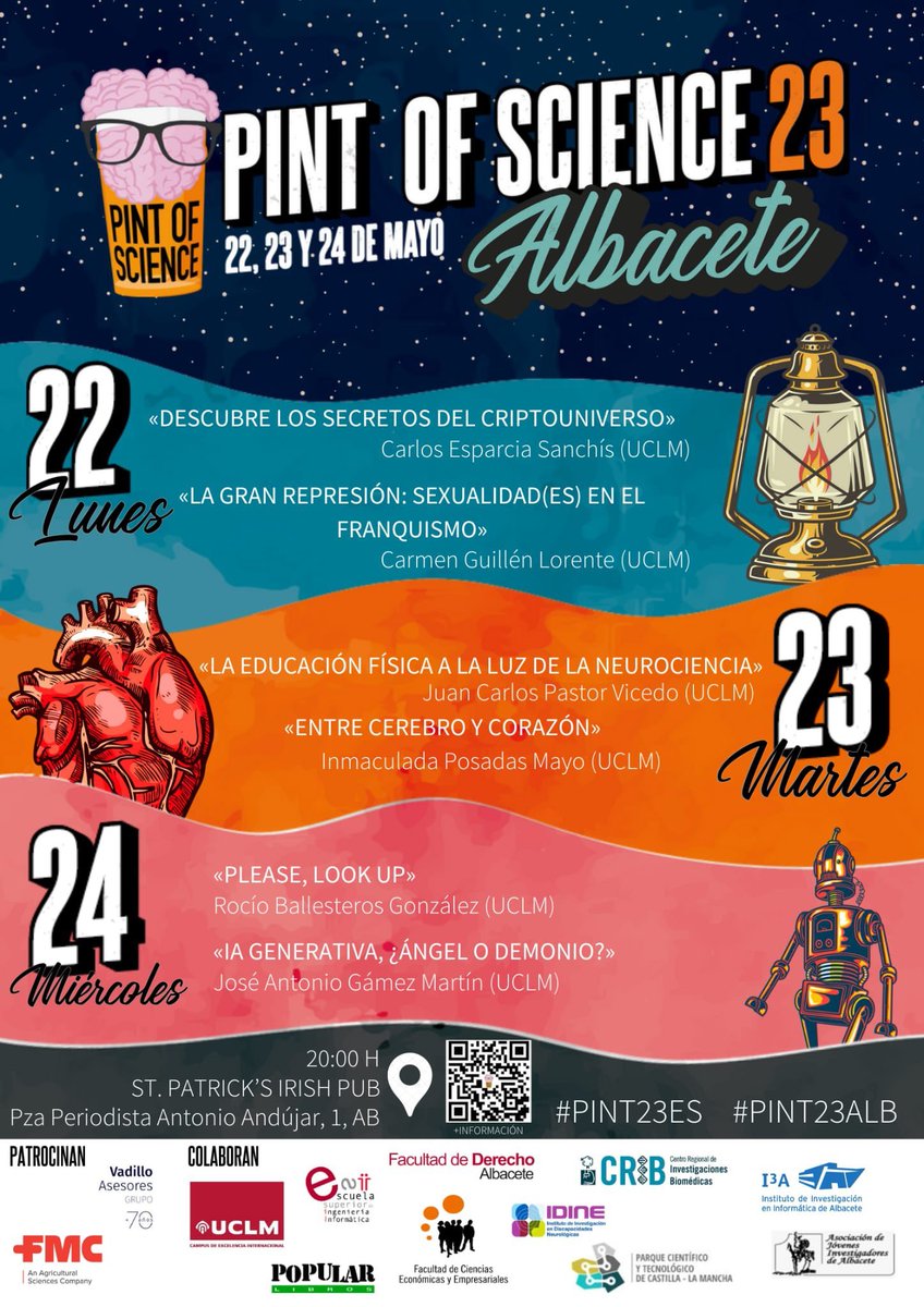 UCLMdivulga (@uclmdivulga) on Twitter photo En #Albacete #Pint23ALB, en el <a href="/StPatricksAB/">St. Patrick's AB</a>, estarán Carlos Esparcia, Carmen Guillén, <a href="/JuanCarlos_E/">Juan Carlos</a>, <a href="/InmaPM2014/">Inmaculada Posadas</a>, <a href="/Ballesteros_Dew/">Rocío Ballesteros</a> y José Antonio Gámez. Colaboradores etiquetados en la imagen. En #Albacete #Pint23ALB, en el <a href="/StPatricksAB/">St. Patrick's AB</a>, estarán Carlos Esparcia, Carmen Guillén, <a href="/JuanCarlos_E/">Juan Carlos</a>, <a href="/InmaPM2014/">Inmaculada Posadas</a>, <a href="/Ballesteros_Dew/">Rocío Ballesteros</a> y José Antonio Gámez. Colaboradores etiquetados en la imagen.