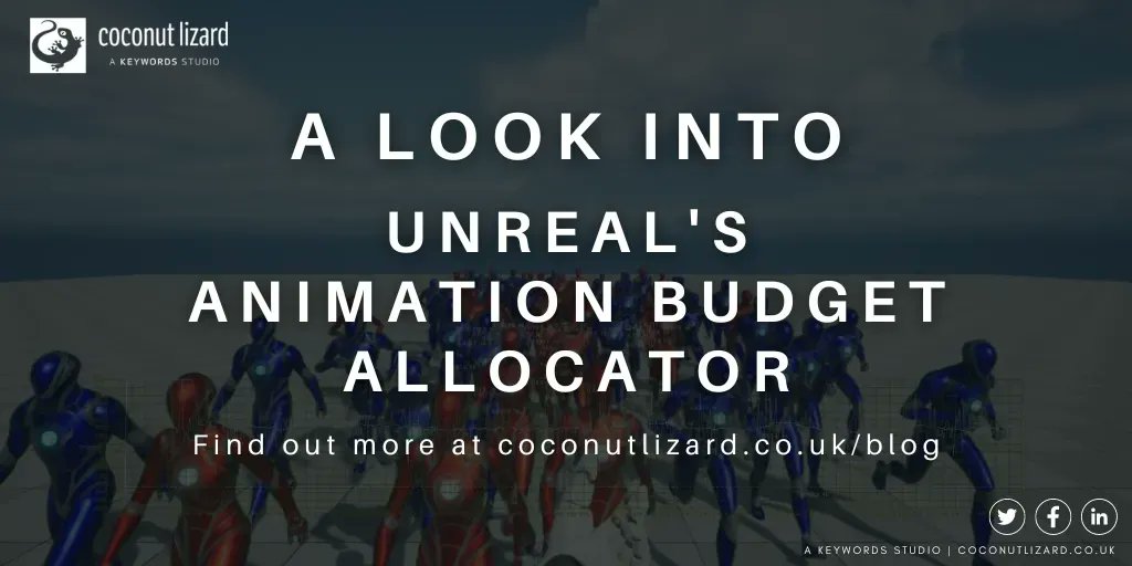 Within our latest blog, we demonstrate the minimal setup required to use Unreal's #AnimationBudgetAllocator. This plugin allows the equivalent of LODs to be applied to skeletal mesh animations.

Take a look 👉 buff.ly/3nTVisR

#KWSFamily #UnrealEngine5 #Animation