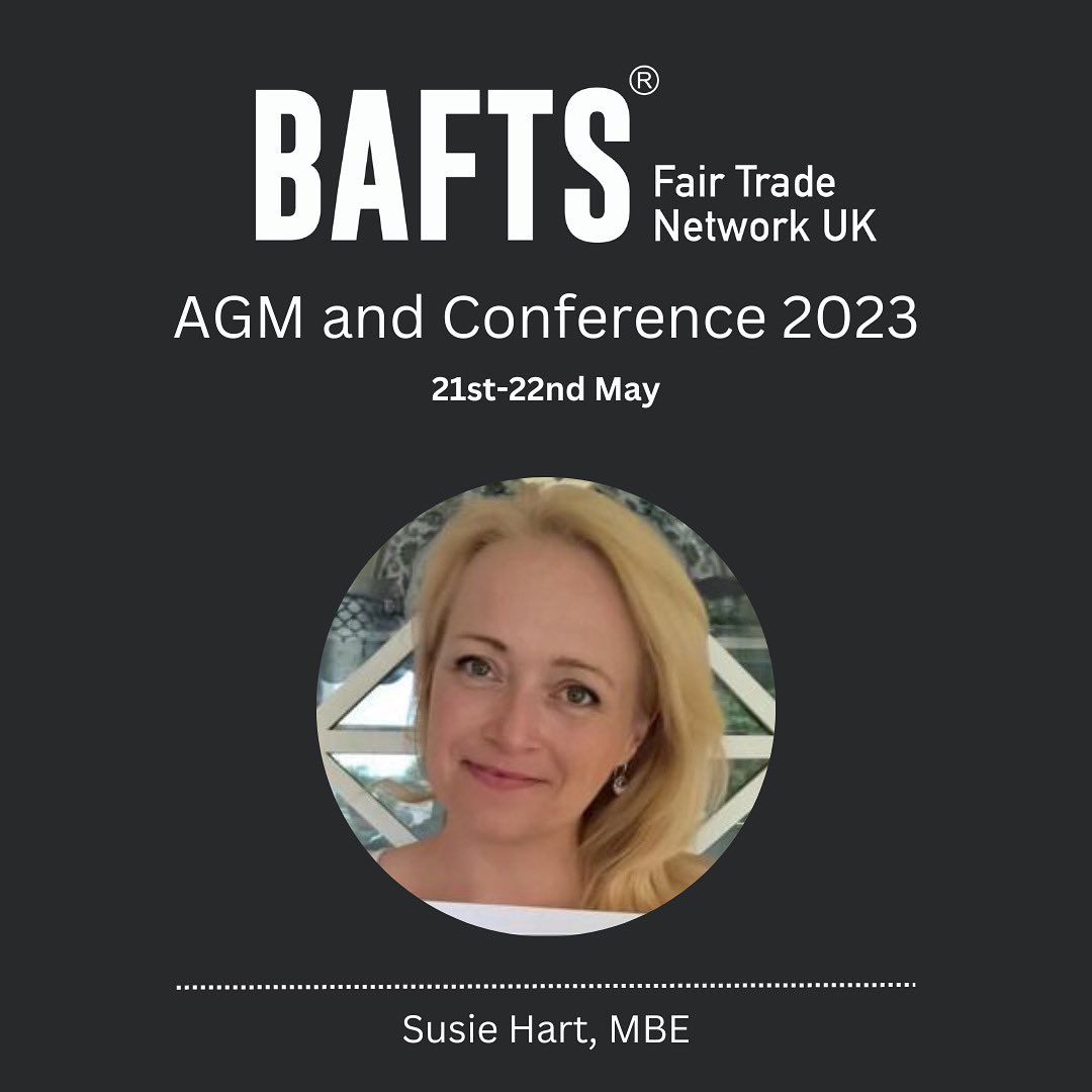 baftsuk's tweet photo. 🚨BAFTS Conference and AGM - speaker announcement!

Susie Hart, MBE - CEO of @ArtizanInt 
.
Book your tickets 🎟️ on our website. Members and non members welcome!

https://t.co/7wOkJpDufD

.
.
#fairtrade #birmingham #fairtradenetworkuk #baftsuk #baftsmember #baftsuk23 https://t.co/urq7r7o98c