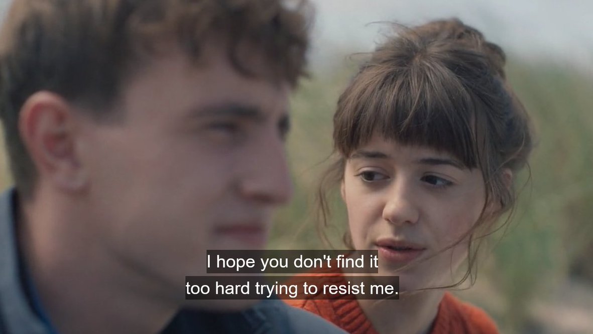 normalpeopleac's tweet photo. paul mescal &amp; daisy edgar jones in normal people (2020) https://t.co/kWsQ2NHCFw