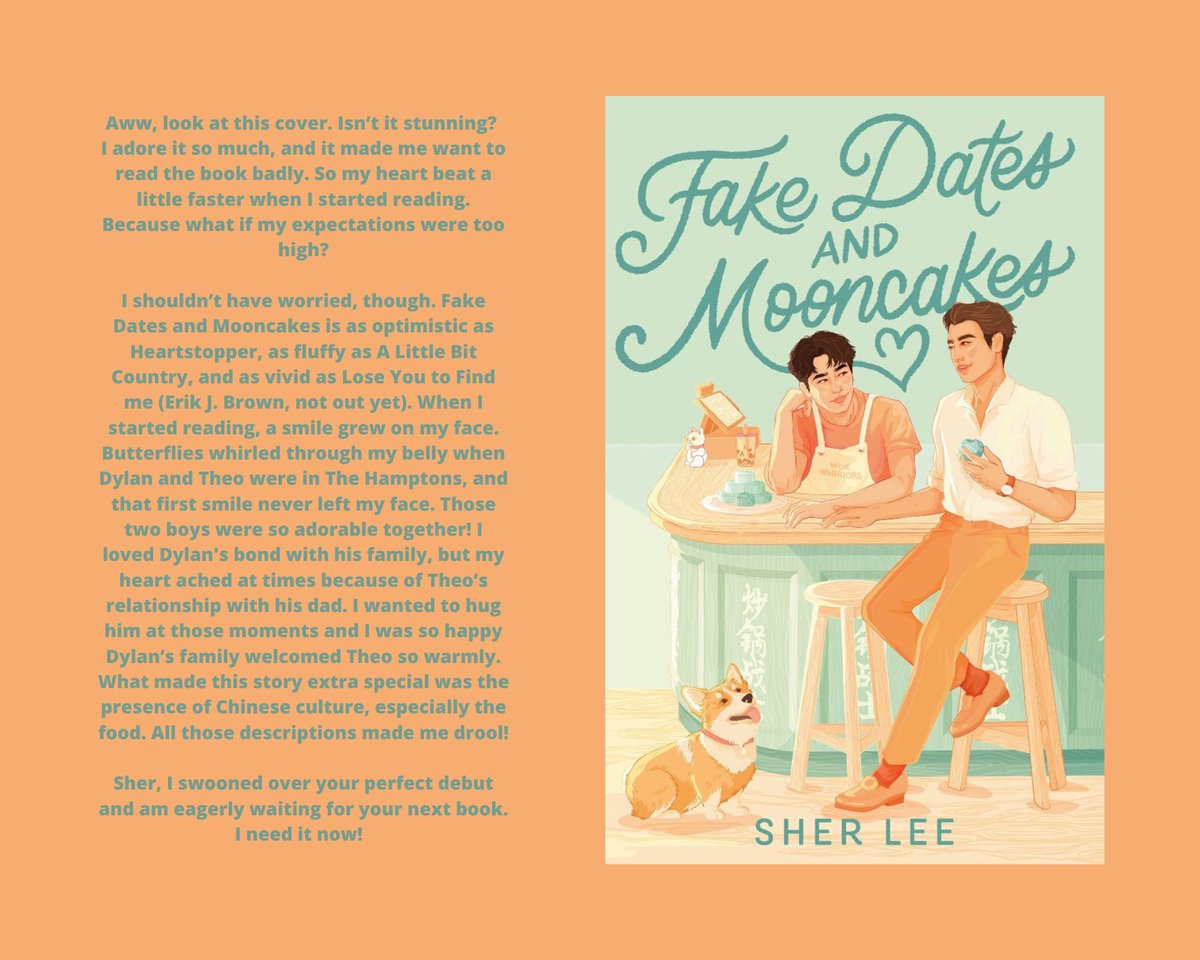 MariekesMBooks's tweet photo. Such a stunning cover and a fantastic story. The Chinese food in this book made me literally drool and Dylan &amp; Theo were so adorable together! Happy Book Birthday @SherLeeAuthor ! https://t.co/SsbHf6DEFW