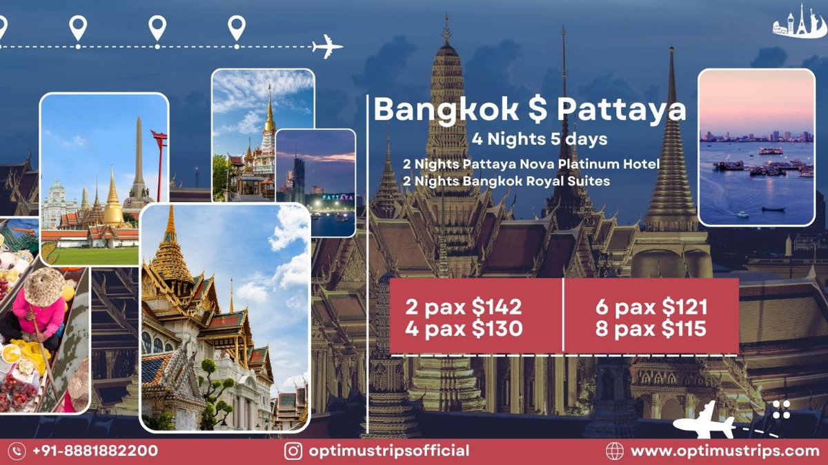OptimusTrips's tweet photo. Chase sunsets and sandy beaches in Thailand...

#Thailand #Pattaya #krabi #Bangkok #sunset #paradise https://t.co/5TjurpFF7p