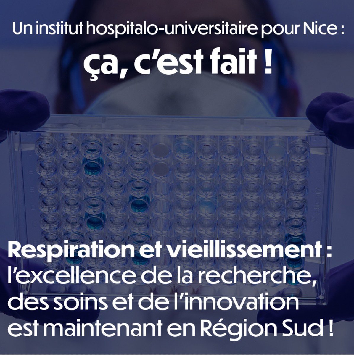 Renaud Muselier (@renaudmuselier) on Twitter photo Annoncé à l’instant par le Président de la République, un IHU dédié aux maladies respiratoires et au vieillissement va voir le jour à #Nice06 !
Félicitations à l’Université de Nice et à <a href="/cestrosi/">Christian Estrosi</a> pour ce pôle d’excellence, que nous sommes allés chercher ensemble ! 🤝 Annoncé à l’instant par le Président de la République, un IHU dédié aux maladies respiratoires et au vieillissement va voir le jour à #Nice06 !
Félicitations à l’Université de Nice et à <a href="/cestrosi/">Christian Estrosi</a> pour ce pôle d’excellence, que nous sommes allés chercher ensemble ! 🤝