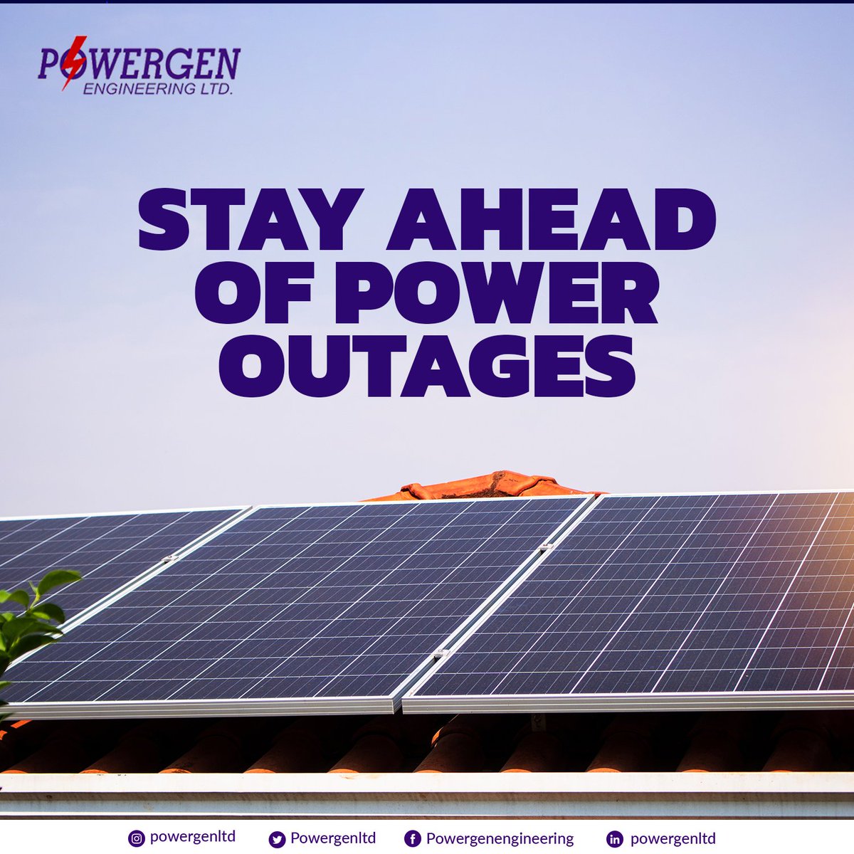 Powergenltd's tweet photo. Are you tired of dealing with power outages and disruptions?
Our high-quality solar systems and inverters can provide you with a reliable, continuous source of energy. 
Invest in your electricity security today
We are just a call away!
#PowergenEngineering #solarsandinverters https://t.co/PSaez8XzKf