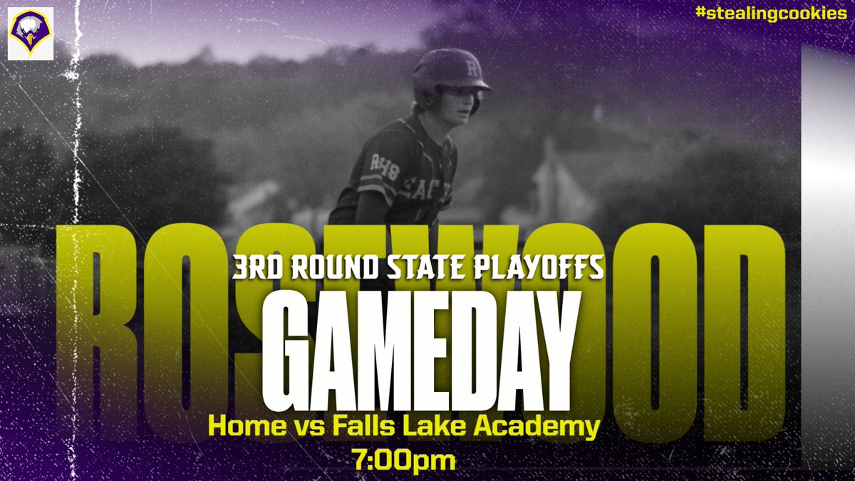 RHS_EagleSports's tweet image. 3rd Round State Playoffs tonight at The Nest.  
First Pitch 7:00pm
#eaglepride #3rdRound