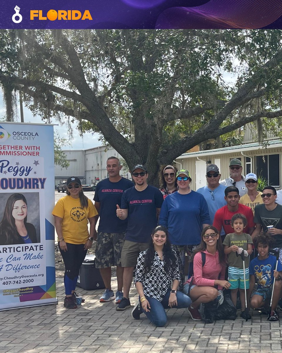 PoderLatinx's tweet image. Thank you Commissioner Peggy Choudhry for joining #PoderLatinx, partners &amp;amp; community to keep Osceola Beautiful 🍃 Join us next time &amp;amp; help Clean Up our parks 🏞️
#localpolitics #parkcleanup #cleanupday #osceolacounty #peggychoudhry #publicservice #smallgovernment