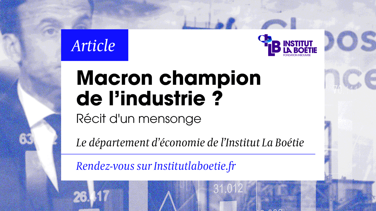 i_laboetie's tweet photo. #Macron capitaine d’industrie ? Le président ne cesse de vanter son bilan industriel. À l’écouter, le pays serait sur la voie de la réindustrialisation. Rien n’est moins vrai. Décryptage de ce récit mensonger 👇

[Thread] https://t.co/Z1oknYN8Cj