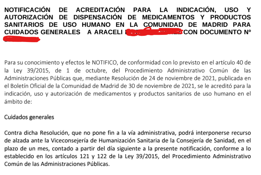 AraRivera_'s tweet photo. Mira que soy inocente, abro el documento pensando que ya sería mi título de especilista #EFyC
Pues nada, a seguir esperando. Si esto es de noviembre 2021 y llega ahora supongo que mi titulo por el apto de diciembre de 2021 estará fraguandose. https://t.co/i8ydKWzQry