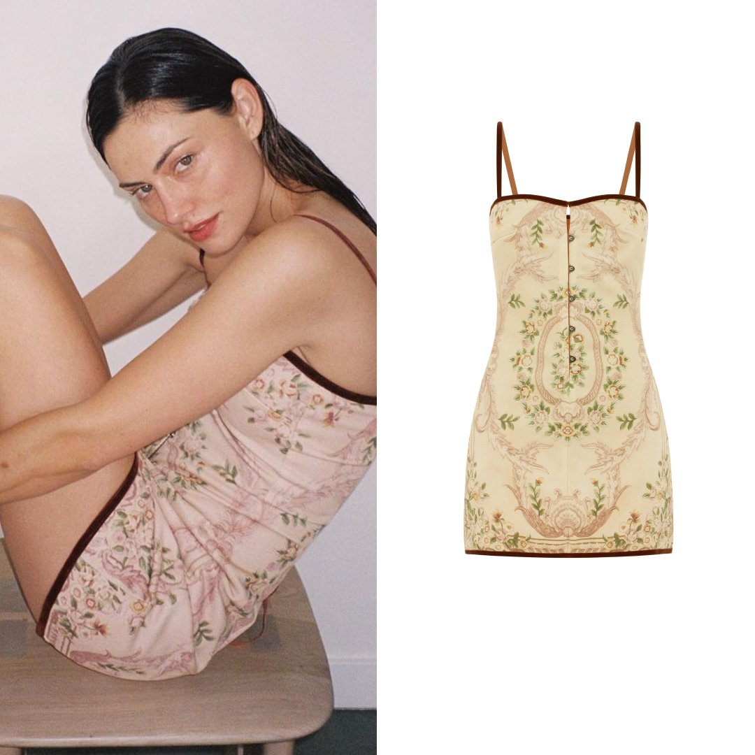 ptonkincloset's tweet photo. 21st April [2023] | On Phoebe Tonkin IG stories wearing #withjean Delphi Dress from the newest Louloùdi collection. https://t.co/F0fqcrTICI