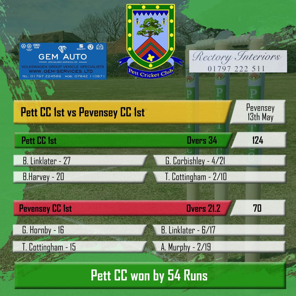 Pett Cricket Club tweet media