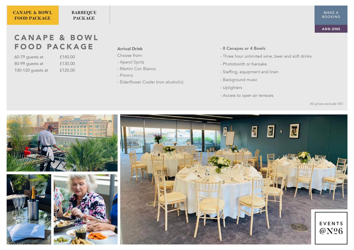 Events @ No 6 tweet media