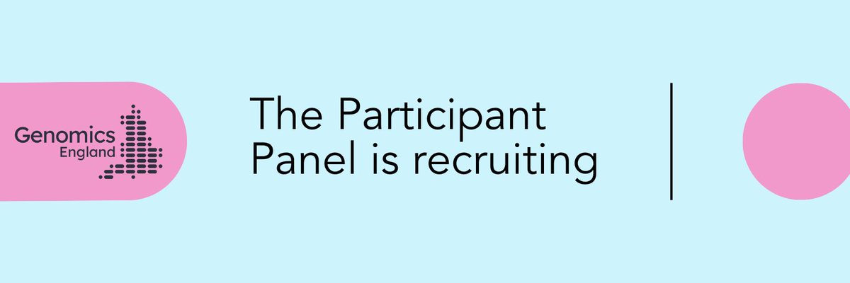 Do you have a passion for patient advocacy? Have you consented to take part in genomics research? The Participant Panel at Genomics England is recruiting. Find out how to apply 👉 bit.ly/3oZS7jg #recruitment #patientadvocacy