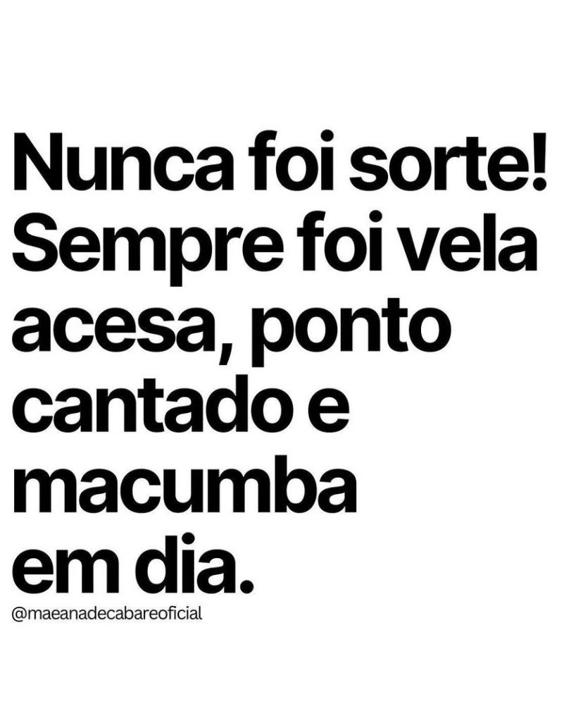 macumbalizou_'s tweet photo. nunca foi sorte! https://t.co/XOwGaDQfMb