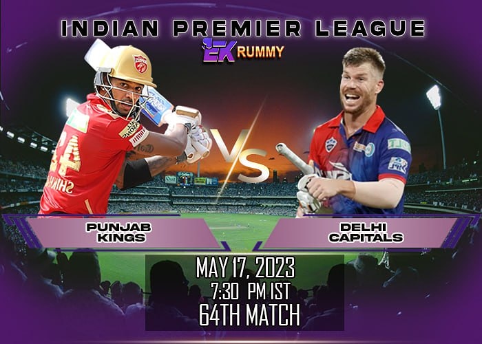 ekrummy_money's tweet photo. PBKS 🆚 DC __ Punjab Kings are in the reckoning for a playoff spot in the IPL, unlike their upcoming opponents Delhi Capitals, that’s why a victory is a must for them to stay in the hunt for a top-four finish.

#EKRummy #IPL2023 #PunjabKings #DelhiCapitals #match64 https://t.co/abVYl6YU9Y