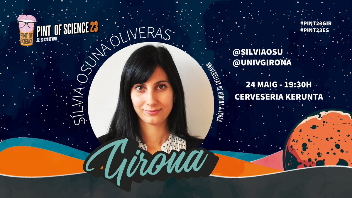 Girona7ciencia's tweet image. Programació festival @pintofscienceES  !!!
24 de Maig, 19:30h al #Kerunta
"Petits canvis moleculars amb gran impacte en la vida"
Per @Marcel_Swart  i @silviaosu  de @univgirona 
#PINT23GIR #PINT23ES
Patrocina: @IcraWater   @idibgi  @c4dudg @EUERAM  @btmsound