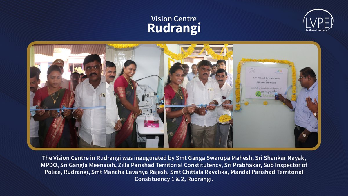 lvprasadeye's tweet photo. We express our heartfelt appreciation to @mfv_org & WenGiving Foundation for their invaluable support in our mission to enhance #access to exceptional #eyecare services in #RajannaSiricilla District, #Telangana.
#LVPEI #VisionCentre #SoThatAllMaySee https://t.co/feVqTC6qjq